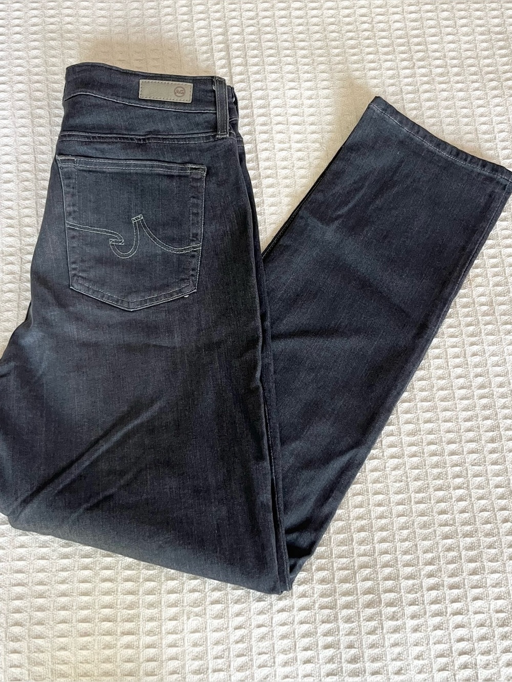 AG Adriano Goldschmied Mari high rise straight leg grey NWT size 32